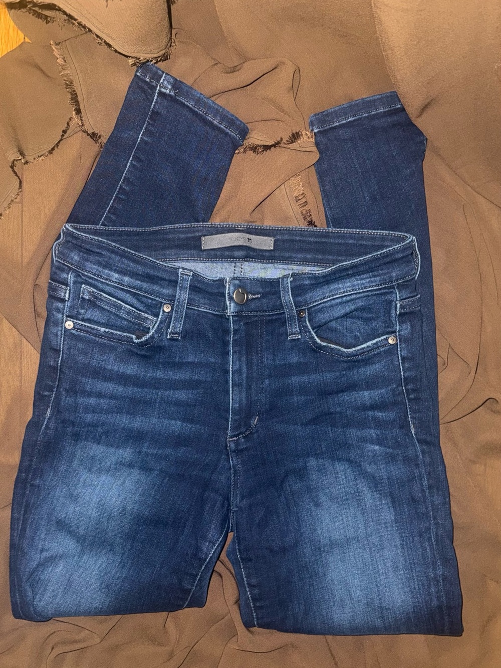 Joe's Jeans Dark Blue Stretch Skinny Jeans